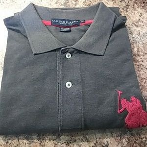 US POLO ASSN SHORT SLEEVE GREY MEN XXL